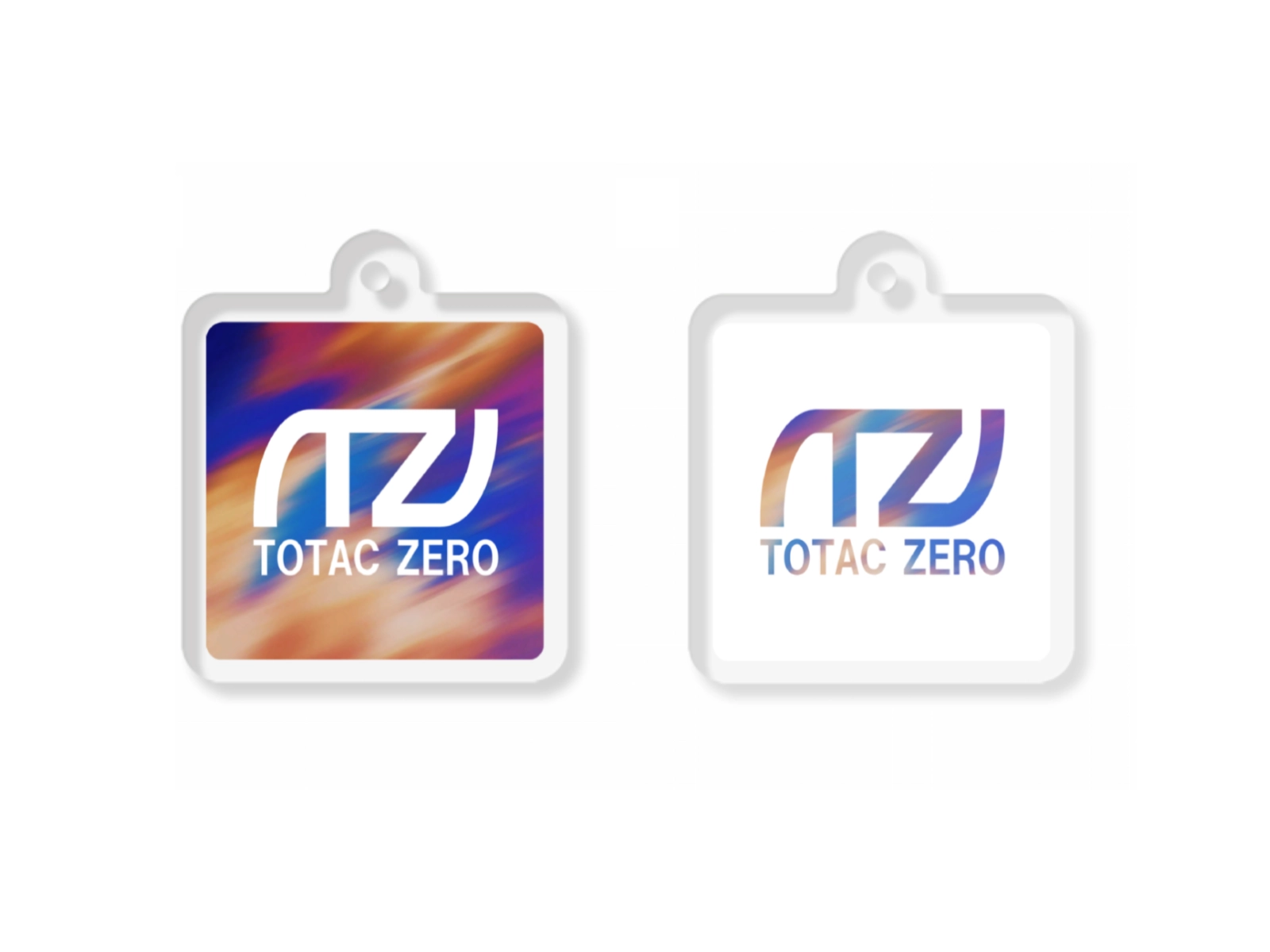 正方形クリアキーホルダー